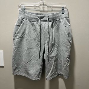 Men’s Lululemon City Sweat Shorts Grey Size Medium